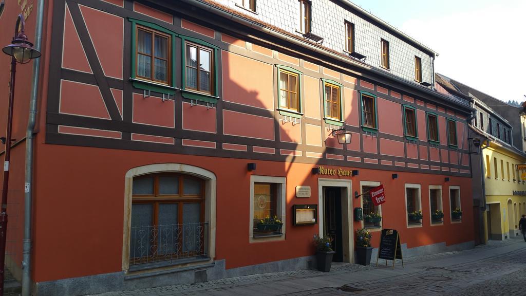 Gasthaus& Pension Zum Roten Haus باد سشاندو المظهر الخارجي الصورة