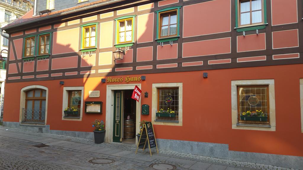 Gasthaus& Pension Zum Roten Haus باد سشاندو المظهر الخارجي الصورة